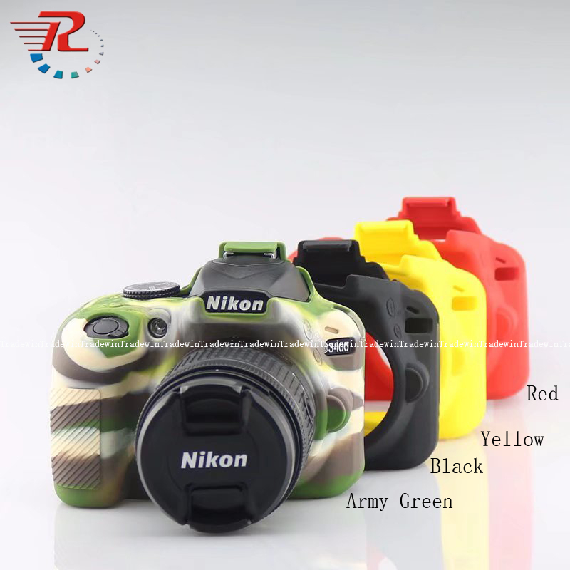 Nikon D3400 เคสครอบตัวกล้องซิลิโคนอ่อนนุ่มสําหรับ Nikon D3400