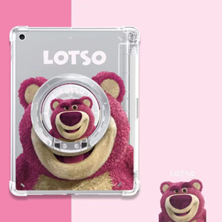 ⭐️ Lotso ⭐️For เคสไอแพด ลายการ์ตูน iPad Mini 4 5 6 / iPad 2 3 4 / iPad Pro 9.7 Air1 Air2 / Ipad Air4/5 10.9 / iPad Pro 10.5 / 2020 Pro11 / 10.2 gen9 gen8 7th With rotating bracket Smart Case