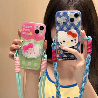 เคสโทรศัพท์มือถือ TPU แบบนิ่ม ลายการ์ตูนคิตตี้ สําหรับ iphone 15 Pro Max 14 Pro Max 13 Pro Max 12 Pro