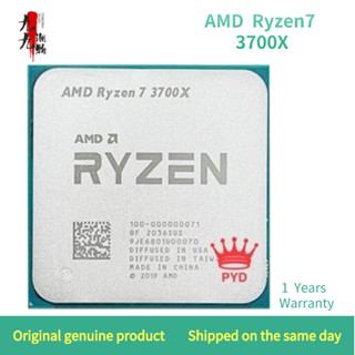 Amd Ryzen 7 3700X R7 3700X 3.6 GHz Eight-Core Sixteen-Thread 65W 7NM L3 = 32M 100-000000071 ซ็อกเก็ตโปรเซสเซอร์ CPU AM4 P31M EIQL