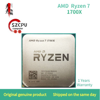 【Adviser】ซ็อกเก็ตเกมมิ่ง Amd Ryzen 7 1700x R7 1700x 3.4 GHz Zen 0.014 8-core CPU yd170xbcm88ae AM4 nnjs