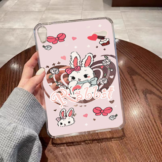 เคสใส ลายการ์ตูนกระต่าย สีชมพู สําหรับ iPad Air 4 5 10.9 Case 2022 iPad Pro 11 2020 2021 10th Generation Mini 6