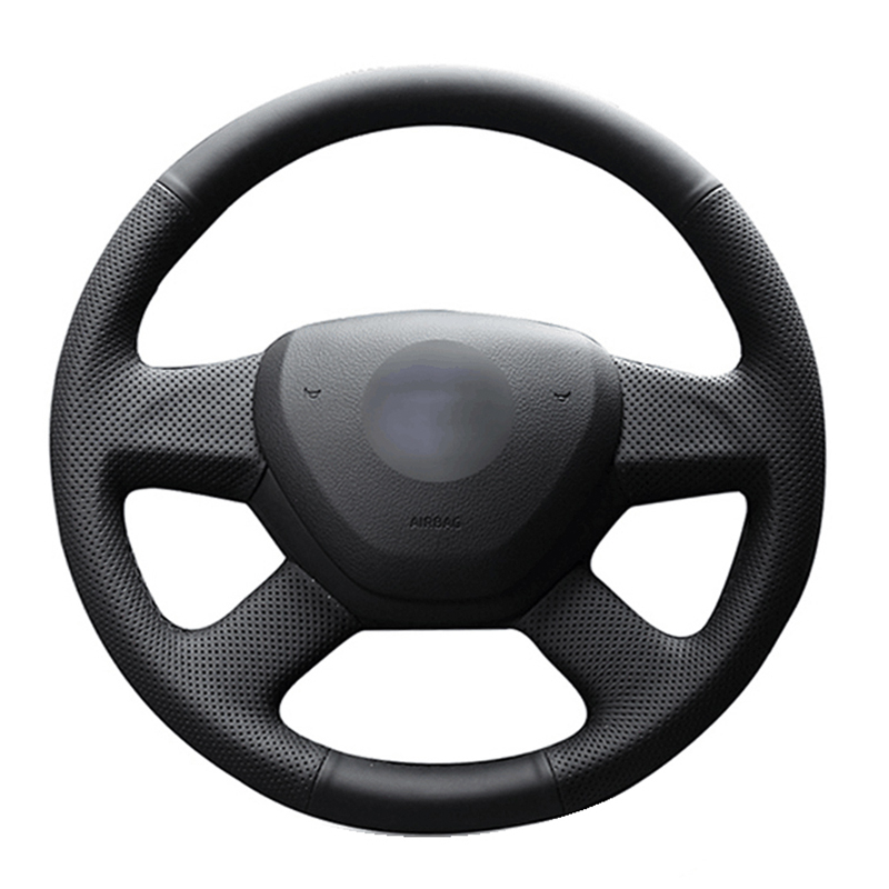 Handmade DIY หนังพวงมาลัยที่กําหนดเองพวงมาลัยสําหรับ 2014 Skoda Octavia 2013 Skoda Fabia