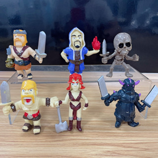 ฟิกเกอร์ Supercell Clash of Clans COC Barbarian Victory series 6 ซม. 6 ชิ้น ต่อชุด