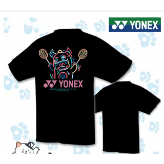 Yonex เสื้อกีฬาแบดมินตัน แขนสั้น แห้งเร็ว สําหรับผู้ชาย และผู้หญิง 2023