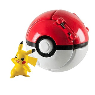 ของเล่นโปเกบอล Pop-Up Pikachu Jenny Turtle Pokeball ของขวัญ 1 ชิ้น