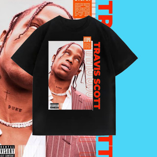 travis scott เสื้อยืด ผ้าCotton 100% ราคาถูก