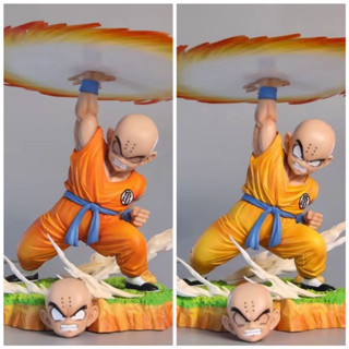 โมเดลฟิกเกอร์ Dragon Ball CS Krillin Destructo Disc Spirit Bomb RP Scene Version GK ของเล่นสําหรับเด็ก