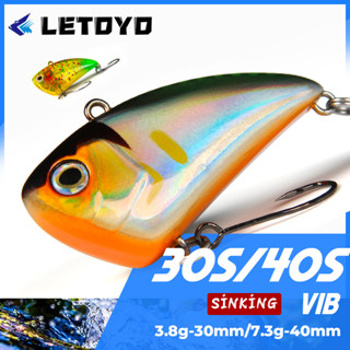 Letoyo เหยื่อตกปลาประดิษฐ์ แบบจมเร็ว 3.8 กรัม 7.3 กรัม สําหรับนกยูง เบส และช่อน