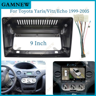 อะแดปเตอร์กรอบรถยนต์ 9 นิ้ว สําหรับ Toyota Vitz Yaris Echo 1999-2005