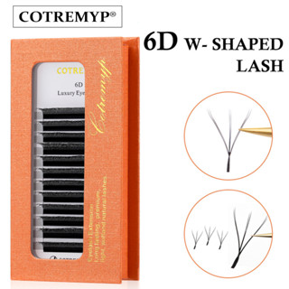 Cotremyp ขนตาปลอม 6D W 0.07 C D DD 8-15 มม. นุ่ม และเป็นธรรมชาติ