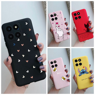 เคสโทรศัพท์มือถือ TPU แบบนิ่ม พิมพ์ลาย สีแคนดี้ สําหรับ Honor X6a 2023