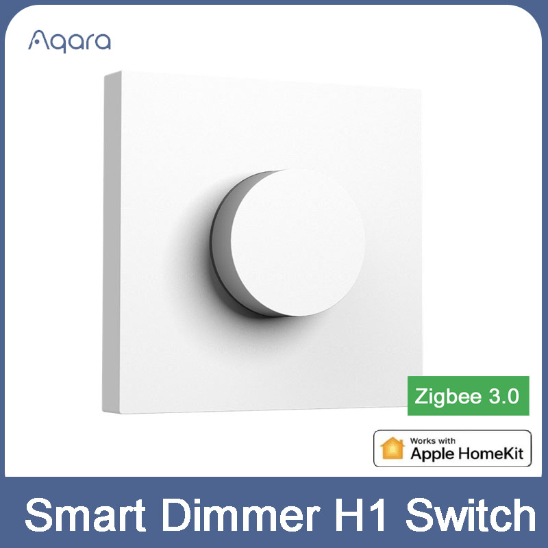 Aqara สมาร์ท Dimmer H1 สวิทช์ไร้สายอัจฉริยะปรับ Off Light ความสว่าง Home Life Zigbee 3 รีโมทคอนโทรลผ่าน Homekit