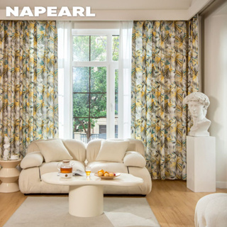 Napearl ผ้าม่านโปร่งใส กึ่งบังแดด สําหรับตกแต่งห้องนอนเด็ก ห้องนั่งเล่น ระเบียง