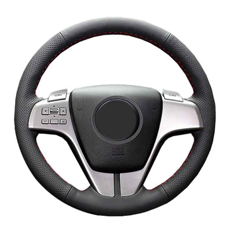 พวงมาลัยหนัง Handmade DIY ที่กําหนดเอง สําหรับ Mazda 3 Axela 2008-2013, CX-7 CX7 2010-2016, Mazda 5 2011-2013, Mazda 6 Atenza 2009-2013