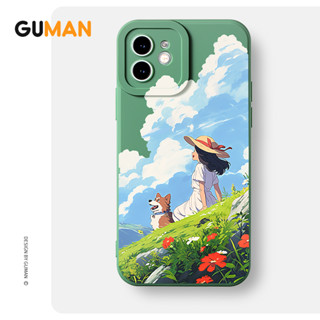 Guman เคสไอโฟน เคสซิลิโคนนุ่มกันกระแทกน่ารักตลก เคสโทรศัพท์ Compatible for iPhone 15 14 13 12 11 Pro Max SE 2020 X XR XS 8 7 6 6S Plus พลัส XYB2291