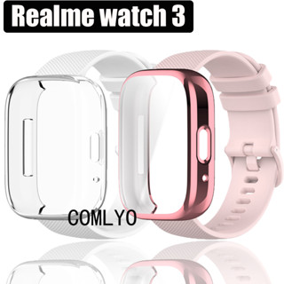 ฟิล์มซิลิโคน TPU แบบนิ่ม ป้องกันรอยหน้าจอ สําหรับ Realme watch 3