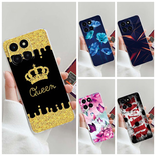 เคสโทรศัพท์มือถือแบบนิ่ม TPU เจลลี่ ใส กันกระแทก แฟชั่น สําหรับ Honor X6a