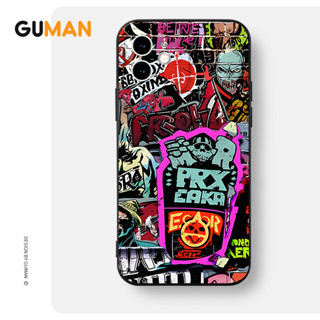 Guman เคสไอโฟน เคสซิลิโคนนุ่มกันกระแทกน่ารักตลก เคสโทรศัพท์ Compatible for iPhone 15 14 13 12 11 Pro Max SE 2020 X XR XS 8 7 6 6S Plus พลัส XYB2279