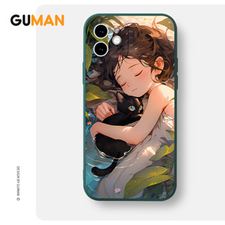 Guman เคสไอโฟน เคสซิลิโคนนุ่มกันกระแทกน่ารักตลก เคสโทรศัพท์ Compatible for iPhone 15 14 13 12 11 Pro Max SE 2020 X XR XS 8 7 6 6S Plus พลัส XYB2272