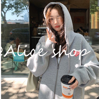 Alice เสื้อกันหนาว เสื้อฮู้ด unique casual comfortable สบายๆ WJK2390PKQ37Z230913