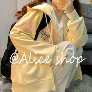 Alice เสื้อกันหนาว เสื้อฮู้ด Korean cozy ตัวเหมือนคนชั้นสูง สบายๆ WJK2390PLK37Z230913