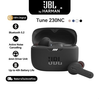 JBL Tune 230NC TWS หูฟังไร้สาย True Wireless Bluetooth headphones หูฟังในหู waterproof sports headphones หูฟังลดเสียงรบกวนแบบไร้สาย