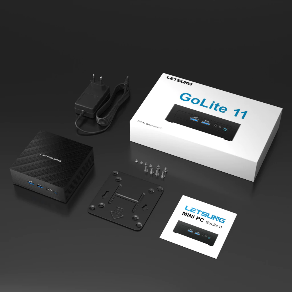 Geekom พัดลมระบายความร้อนคอมพิวเตอร์ Mini PC Mini Air11 SE Intel Celeron N4020C NUC 11 (สูงสุด 2.8GHz) 6GB LPDDR4&128G SSD Windows 11 Pro รองรับ 4K UHD Dual WiFi BT4.2 G thumbnail 9