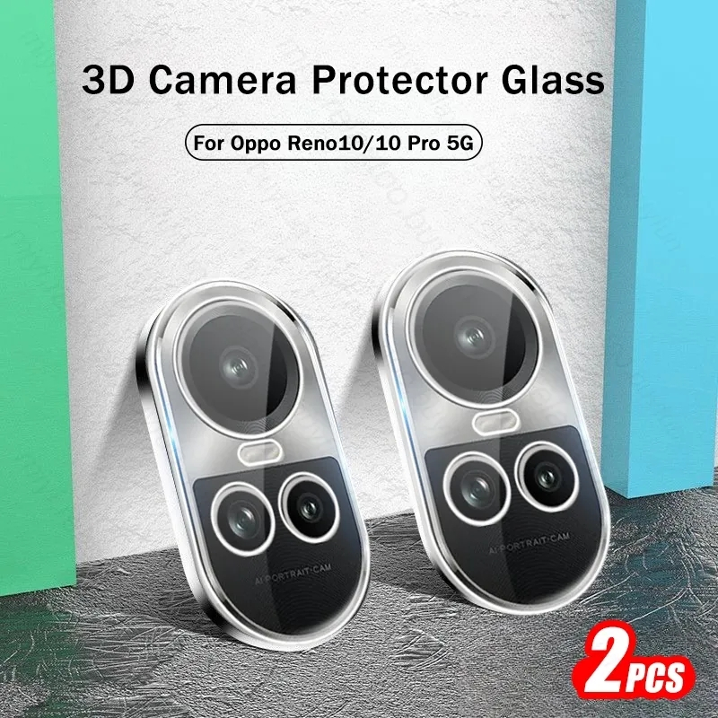 ฟิล์มกระจกนิรภัยกันรอยเลนส์กล้อง 3D สําหรับ OPPO Reno 10 Pro Plus 8T 8 Pro 8Z Reno8 T 4G 5G