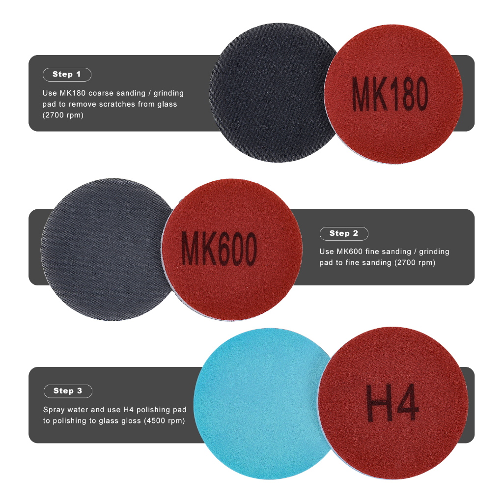 แผ่นกระดาษทรายขัดกระจก ไร้ฝุ่น พร้อมตะขอ และห่วงฟองน้ํา สําหรับขัดตัวรถยนต์ ไม้ ผนังแห้ง โลหะ กระจก - รูปที่ 2