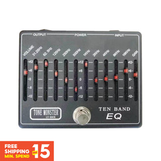 ⭐⭐⭐Ly Rock EQ อีควอไลเซอร์ 10 แบนด์ EQ เหยียบบายพาส LYR EQ