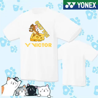 เสื้อกีฬาแบดมินตัน แขนสั้น ลาย Yonex แฟชั่นฤดูร้อน สําหรับผู้หญิง 2023