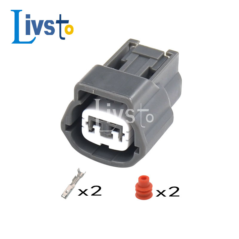 ซ็อกเก็ตเซนเซอร์อุณหภูมิเครื่องยนต์ 2 Pin Nissan Sentra N16 RB20,RB25,RB26,SR20 6189-0772 1 ชุด