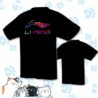 ใหม่ เสื้อยืดกีฬาแขนสั้น Li Ning Badminton แบบแห้งเร็ว คุณภาพดี สําหรับผู้ชาย และผู้หญิง 2023