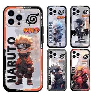 เคส iphone Se 2020 6 6S 11 Pro Max 6 Plus 11 Pro 7 8 Plus X Xs Xr Xsmax โทรศัพท์ TPU แบบนิ่ม ลายการ์ตูนนารูโตะ Kakashi Sasuke สําหรับ