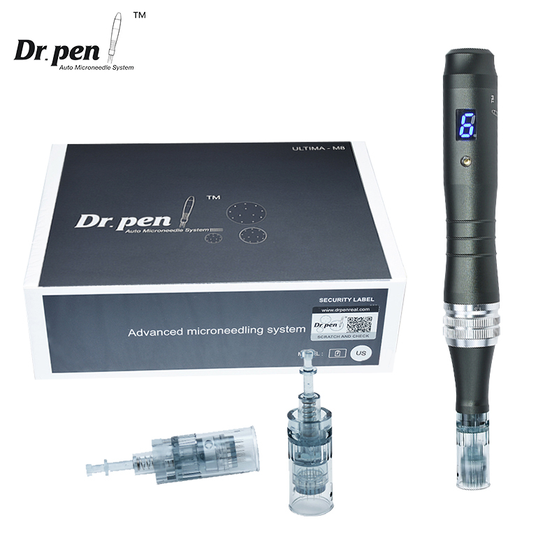 Derma Pen Dr Pen Ultima M8 ปากกากําจัดรอยแผลเป็นจากสิว แบบไร้สาย แบบมืออาชีพ
