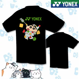 Yonex เสื้อยืดแขนสั้น ระบายอากาศ แห้งเร็ว สําหรับผู้ชาย และผู้หญิง เหมาะกับการเล่นกีฬาแบดมินตัน วัฒนธรรม 2023