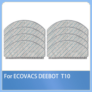 ผ้าม็อบทําความสะอาดได้ สําหรับหุ่นยนต์ดูดฝุ่น Ecovacs Deebot T10