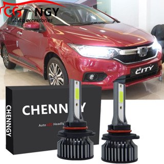 หลอดไฟหน้ารถยนต์ LED 6000K 9-32V 6000K สําหรับ Honda City GM6 Year 2014 To 2019 (1 คู่)