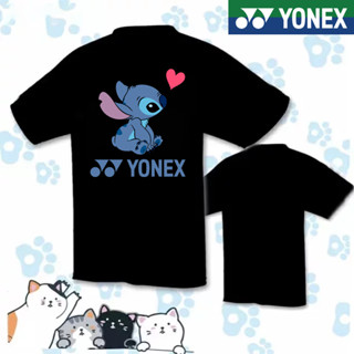 Yonex เสื้อยืดกีฬาแบดมินตัน แขนสั้น แบบแห้งเร็ว ระบายอากาศ 2023