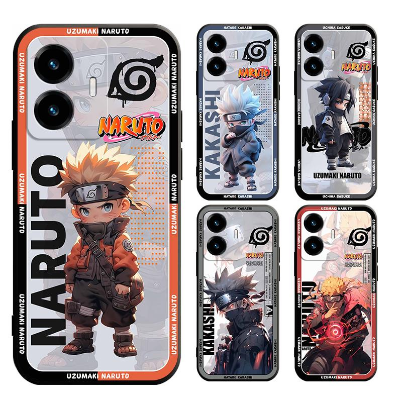 เคส VIVO V29 V29E V23 V23E V21 V21E V2021 V2040 V2025 V20 SE V2020 V2022 V2023 V2250 Y73 2021 5G V19 PRO โทรศัพท์มือถือ ลายการ์ตูนนารูโตะ Kakashi Sasuke สําหรับ