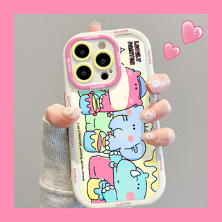 เคสโทรศัพท์มือถือ กันกระแทก ลายการ์ตูนสัตว์ หลากสี สําหรับ Iphone 14 14ProMax 11 11ProMax 13 13Pro 13ProMax 12 12ProMax X XS XR XSMAX