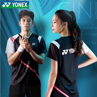 เสื้อกีฬาแบดมินตัน YONEX แบบแห้งเร็ว สําหรับผู้ชาย และผู้หญิง