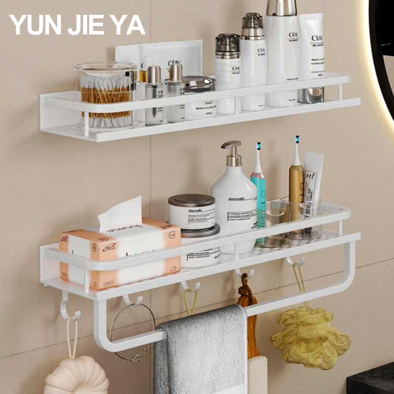 YUN JIE YA ชั้นวางของห้องน้ำ / ชั้นวางแชมพู / ชั้นวางของห้องน้ำ / ที่เก็บของในครัว / อุปกรณ์ห้องน้ำ