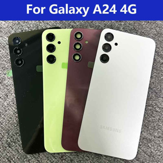 เคสแบตเตอรี่ด้านหลัง พร้อมเลนส์กล้อง แบบเปลี่ยน สําหรับ Samsung Galaxy A24 4G