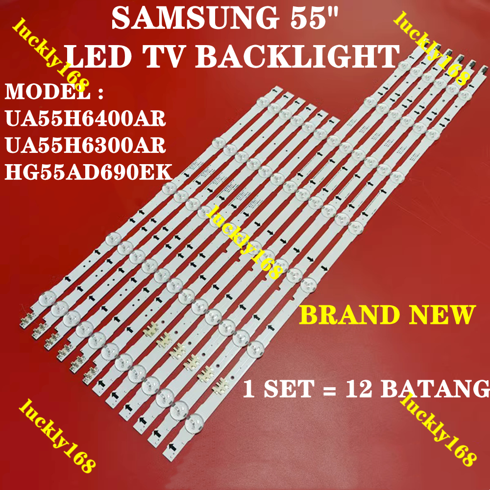 Ua55h6400ar / UA55H6300AR / HG55AD690EK SAMSUNG 55 นิ้ว LED TV BACKLIGHT (ไฟทีวี) SAMSUNG 55 นิ้ว LED TV 55H6400AR 55H64000