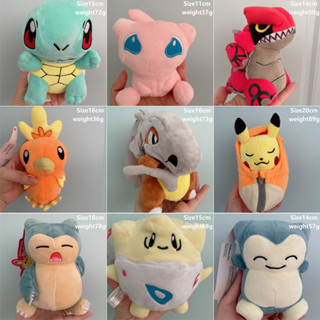 ตุ๊กตาฟิกเกอร์การ์ตูนโปเกม่อน Pikachu Snorlax Charmander Jigglypuff Mewtwo Bulbasaur Squirtle Torchic Mew Togepi Magikarp 28 สไตล์ ของเล่นสําหรับเด็ก