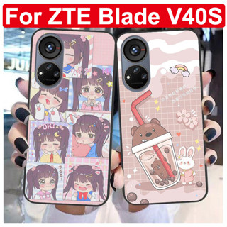 เคสโทรศัพท์มือถือ TPU แบบนิ่ม ลายการ์ตูน สําหรับ ZTE Blade V40S Blade V40S 5G