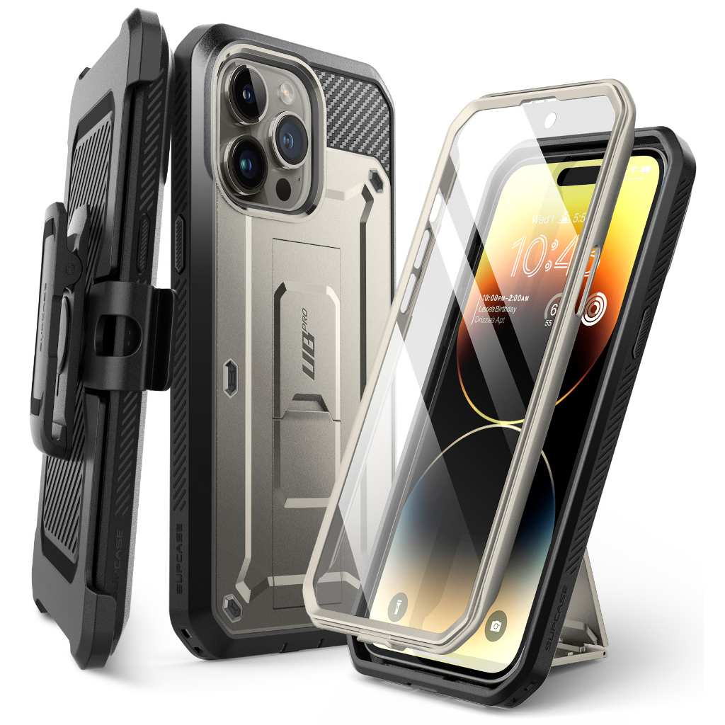 Supcase เคสโทรศัพท์มือถือ ลายยูนิคอร์น ด้วง พร้อมขาตั้ง และคลิปหนีบ ทนทาน สําหรับ iPhone 15 Pro Max 6.7 นิ้ว