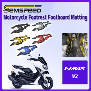 【SEMSPEED】แผ่นพักเท้าอลูมิเนียม Cnc สําหรับ Yamaha NMAX V2 NMAX